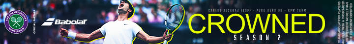 CARLOS ALCARAZ ACHIEVES THE MILESTONE OF A 2ND CONSECUTIVE WIMBLEDON TITLE WITH BABOLAT, OFFICIAL PARTNER OF THE CHAMPIONSHIPS