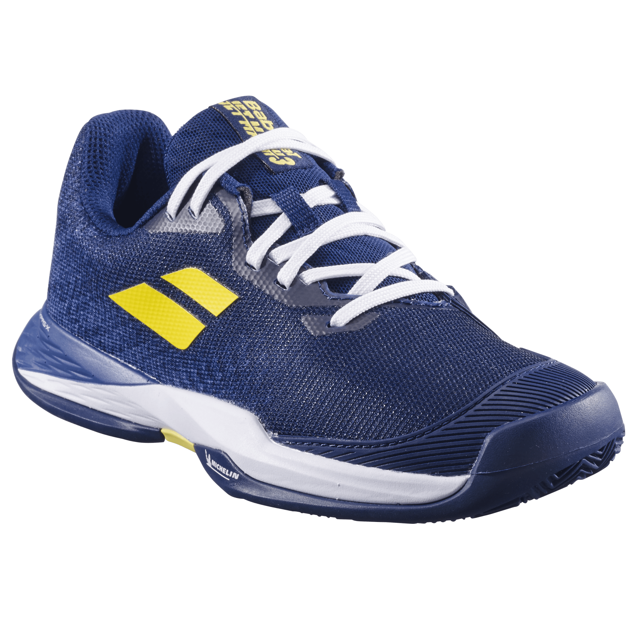 Giày Tennis Babolat Jet Mach 3 All Court Junior Đen Vàng gold Giày Tennis Babolat Jet Mach 3 All Court Junior Đen Vàng gold